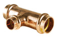 Conex Bänninger persfitting B profiel koper gas T-stuk verloop 22-15-22