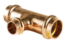 Conex Bänninger persfitting B profiel koper gas T-stuk verloop 22-15-22