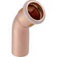 Geberit Mapress raccord sertir cuivre pour gaz coude 45° MF 15