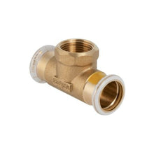 Geberit Mapress persfitting koper gas T-stuk met binnendraad 28-1/2-28