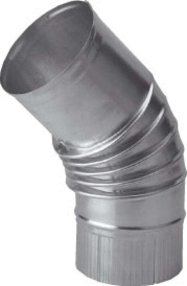 Muelink & Grol coude plissé avec couture 45° D100 luminium