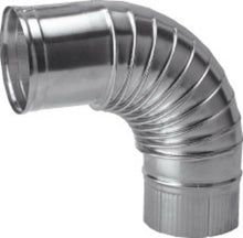 Muelink & Grol geplooide bocht met naad 90° D110 aluminium