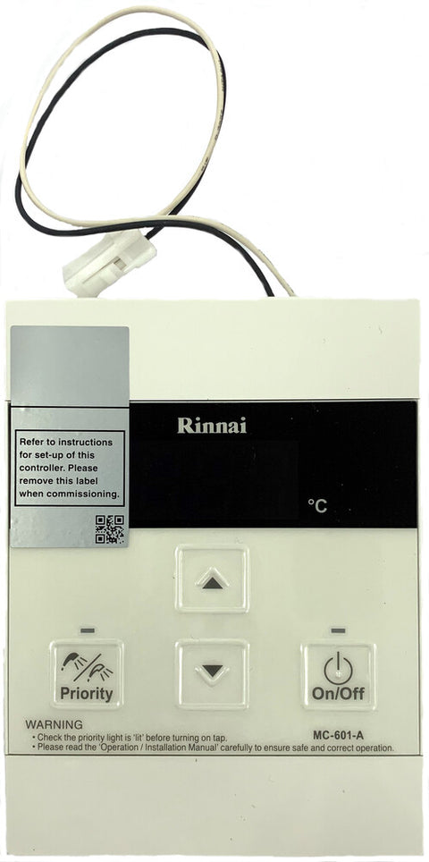 Rinnai afstandsbediening voor Infinity en Envirosmart (maximaal 4 per toestel)