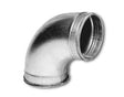 GALVA GEPERSTE BOCHT 90° D=200