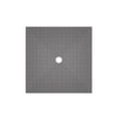 Wedi Fundo Primo shower tray square écoulement centré 900x900x40mm