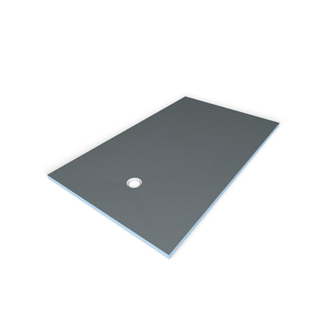 Wedi Fundo Primo douchevloer rechthoekig centrale afvoer 1200x900x40mm