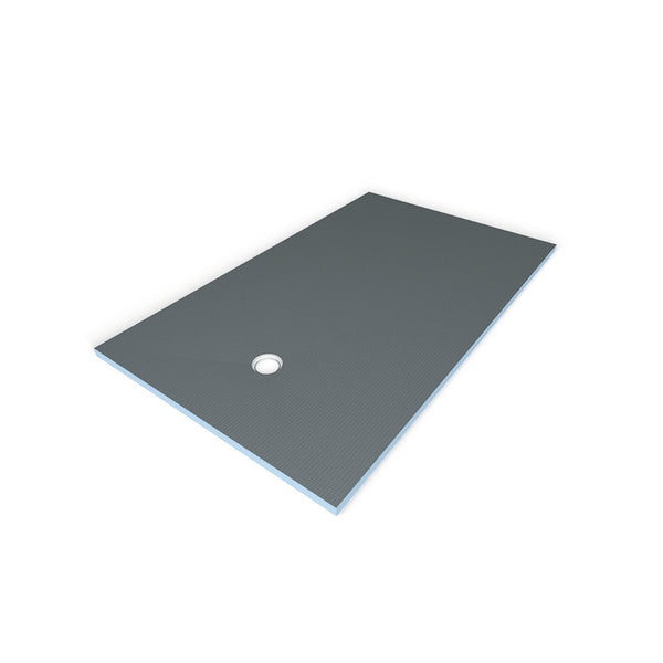 Wedi Fundo Primo shower tray rectangular écoulement centrale 1200x900mm