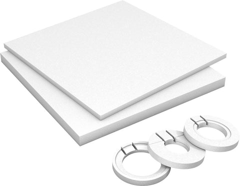 Wedi Fundo onderbouwset 900x900x90mm voor douche met afvoer of sleufdrain