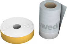 Wedi Butyl zelfklevende afdichtband vliesversterkt 3,6mx120mmx1mm