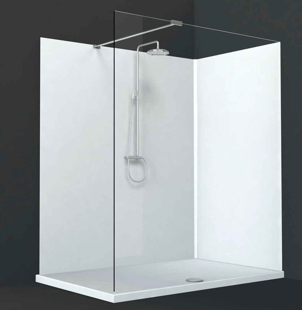 Van Marcke Cosmo wand acryl D6mm 101x203cm wit Hi-Gloss antibacterieel