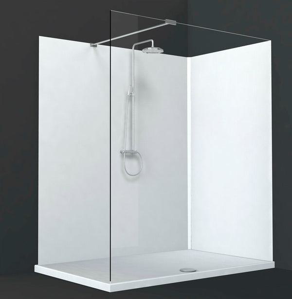 Van Marcke Cosmo wand acryl D6mm 101x203cm wit Hi-Gloss antibacterieel