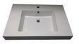 Van Marcke Louis New tablet met 1wastafel kunstmarmer 700x500x85mm wit