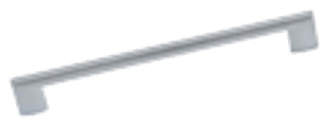 intro greep Cubic inox look boorafstand 224mm