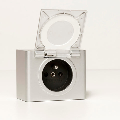 Van Marcke Combibox schakeldoos met stopcontact IP44 grijs