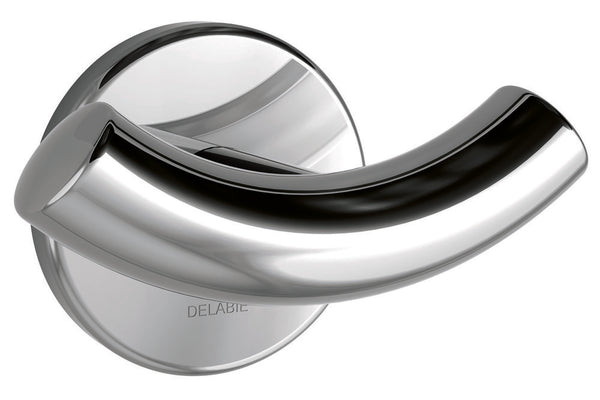 Delabie dubbele haak 55x95x62mm RVS gepolijst onzichtbare bevestiging