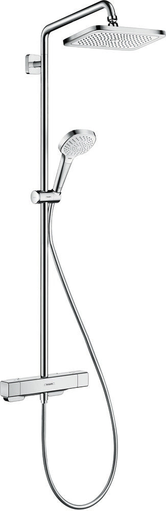 Hansgrohe Croma E Showerpipe 280 1 straal met thermostatische mengkraan chroom