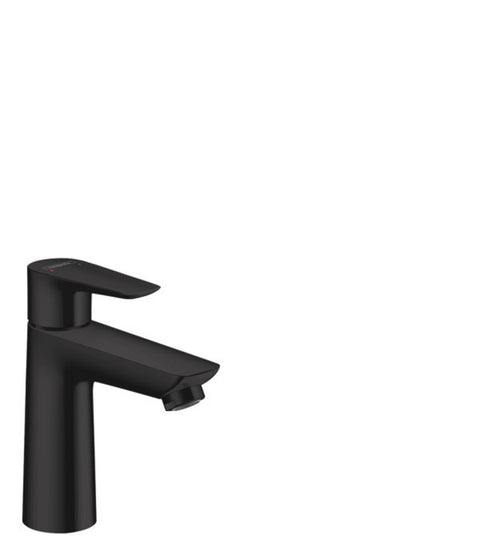 Hansgrohe Talis E wastafelmengkraan ééngreeps met lediging zwart