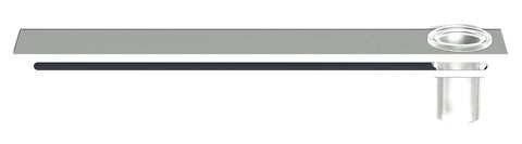 Van Marcke Collection Axent tablet metaal 60cm wit glashouder