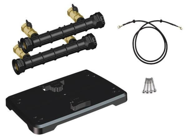 Grundfos Scala 1 Twin installatie set basisplaat twee manifolds