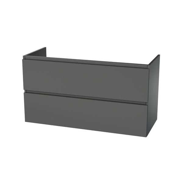 Van Marcke Ventus 45 Due sous-meuble B1200xH650xD455mm 2tiroirs Onyx