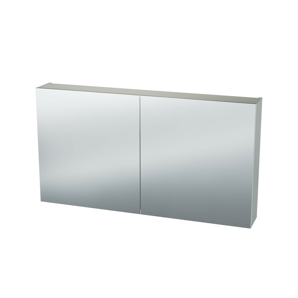 Van Marcke Nebulo Luxe spiegelkast B1200xH650xD178 2 dubbelzijdige spiegeldeuren White Standard