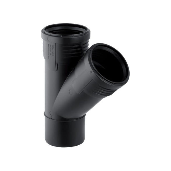 Geberit Silent-PP verloop-T 45° D50-40 mm