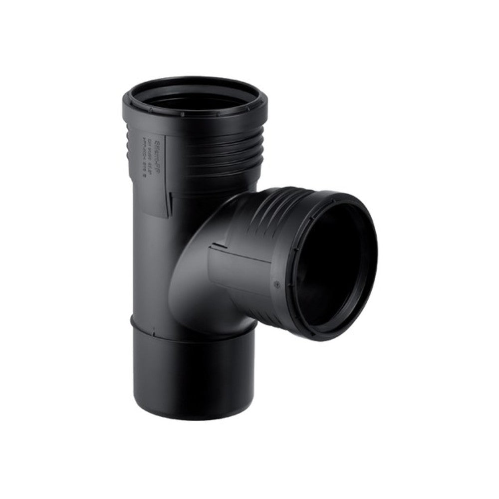 Geberit Silent-PP hydraulisch t-stuk 87,5° met binnenradius D90 mm