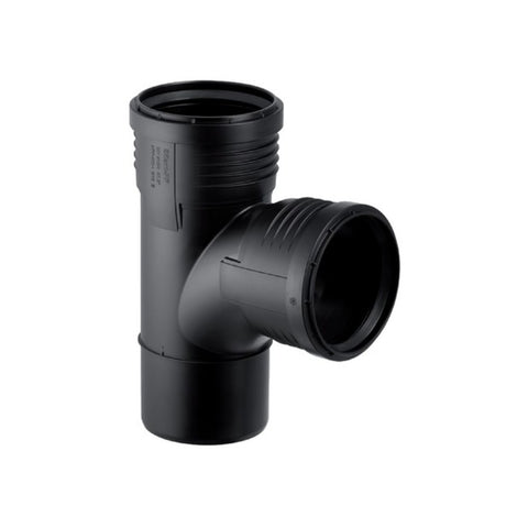 Geberit Silent-PP hydraulisch t-stuk 87,5° met binnenradius D90 mm