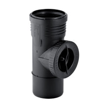 Geberit Silent-PP toezichtsstuk 90° met ronde toezichtsopening D50 mm