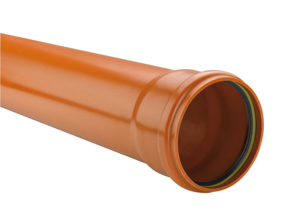 Kabelwerk Eupen Eucarigid-RE SN2 rioolbuis PVC Benor D110 x 3,2 mm L 5 m oranje