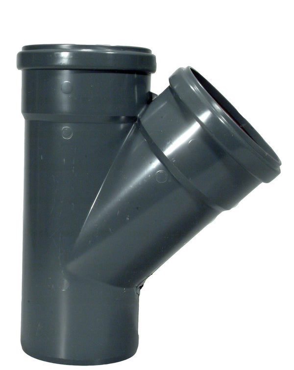 Kabelwerk Eupen Eucarigid-REGRB SN4 accessoires égout PVC té 45° D 125 mm gris