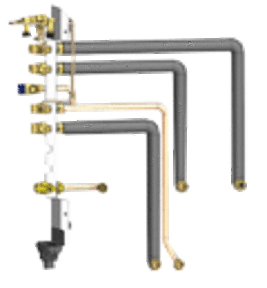 De Dietrich JA27 hydraulische aansluitset AGC/EGC onderstaand boiler links