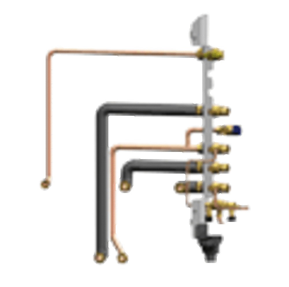 De Dietrich JA28 hydraulische aansluitset AGC/EGC onderstaand boiler rechts