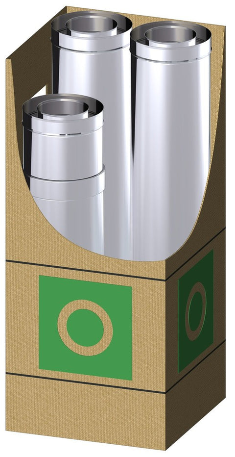 Dinak Dinagas CLV+ 0BL kit verdieping blind 316L/Galva D150/225