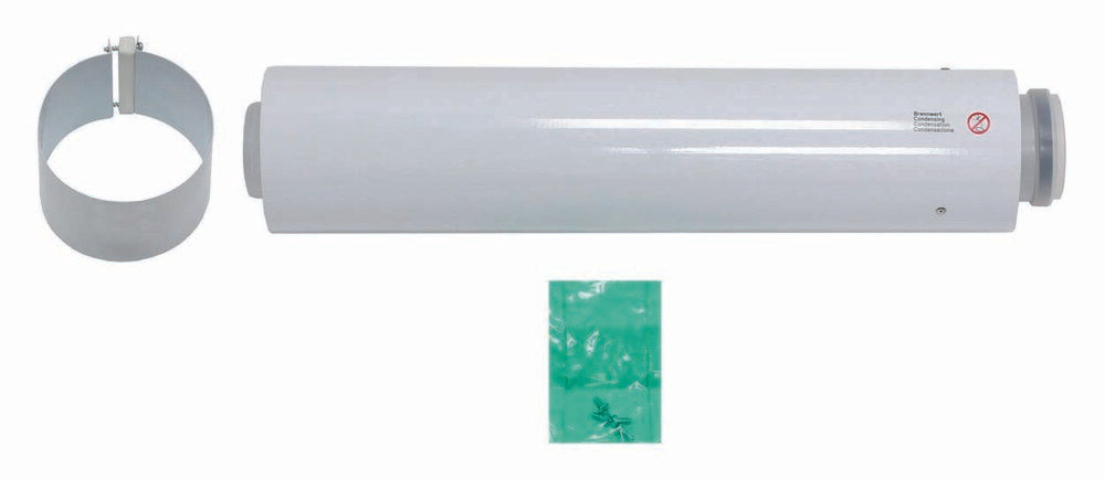 Bulex verlengstuk L0,5m D60/100, conduits de fumées concentriques — SKU VM-20040492, EAN 3532041737418