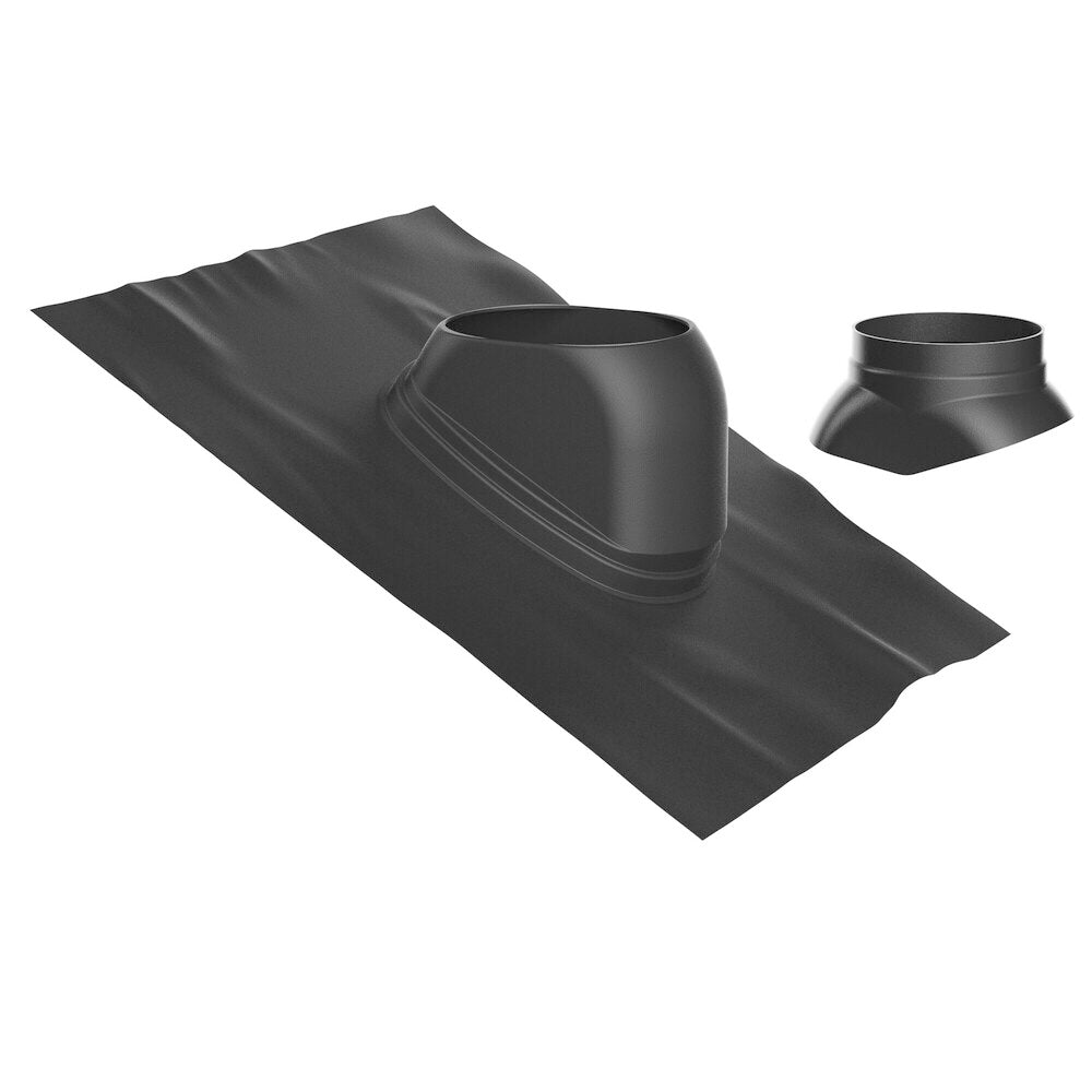 Bosch dakdoorvoer voor universele dakpan 5-25° 60/100 80/125 mm zwart