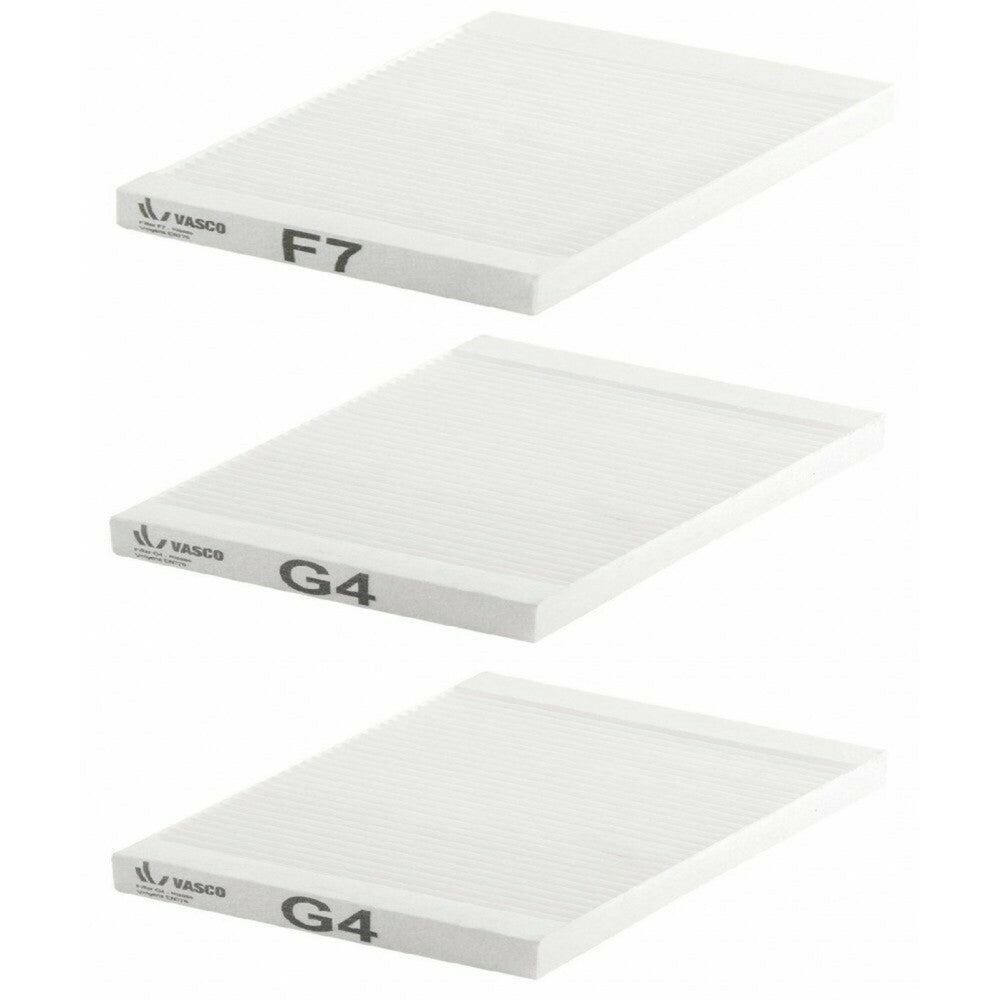 Vasco vervangfilterset F7/G4/G4 275x275x25mm 1 set bevat 3 filters