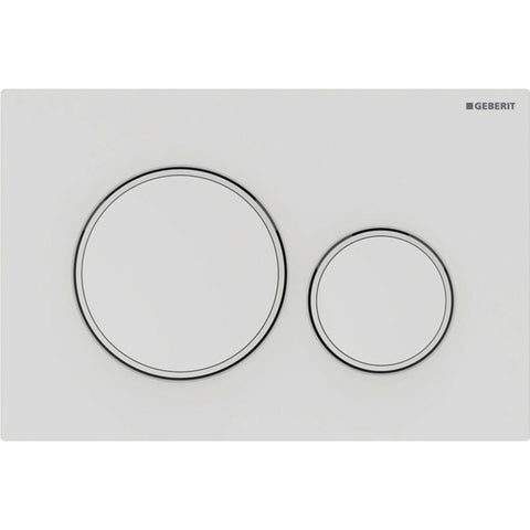 Geberit Sigma20 bedieningsplaat wit mat