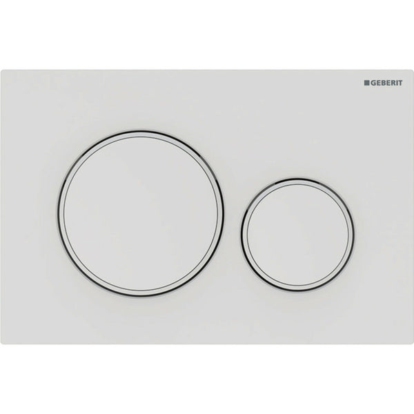 Geberit Sigma20 bedieningsplaat wit mat