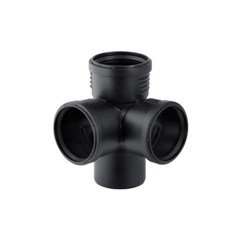 Geberit Silent-PP hoek-T-stuk 87,5° D110 mm
