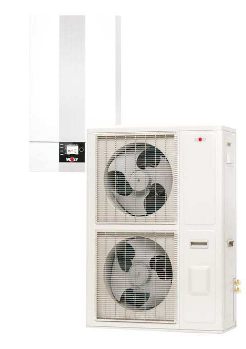Wolf BWL-1SB-16/400V lucht/water warmtepomp split zonder weerstand 17,5 kW
