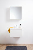 intro ensemble sous-meuble Stella 45 60cm 1 tiroir 1 lavabo blanc