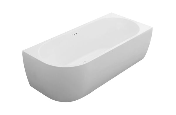 Van Marcke D-Shape Design baignoire duo 180x80 droite opaque