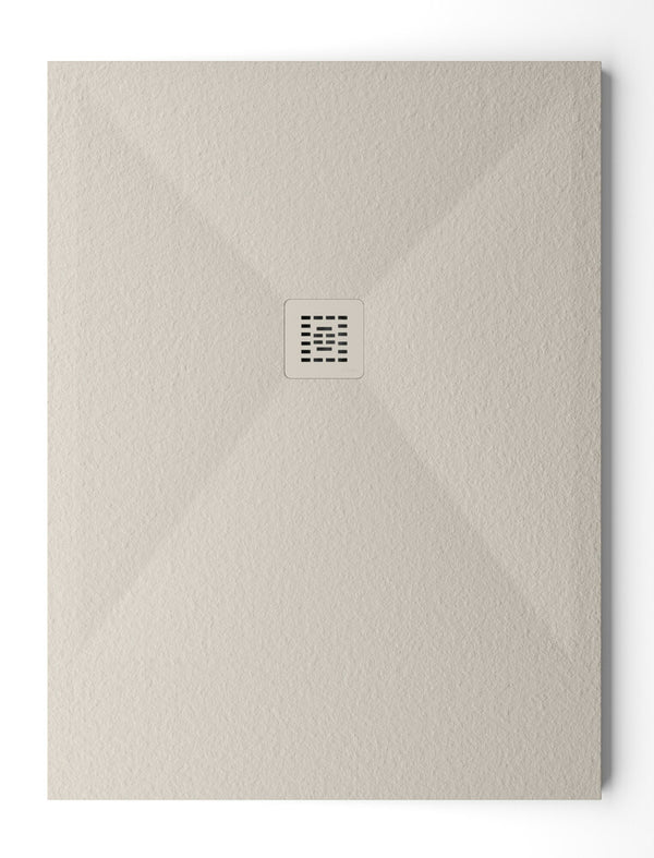 Arblu Trendy shower tray 1400 x 900 x 30 mm with BLU PLUS drain and white drain cover