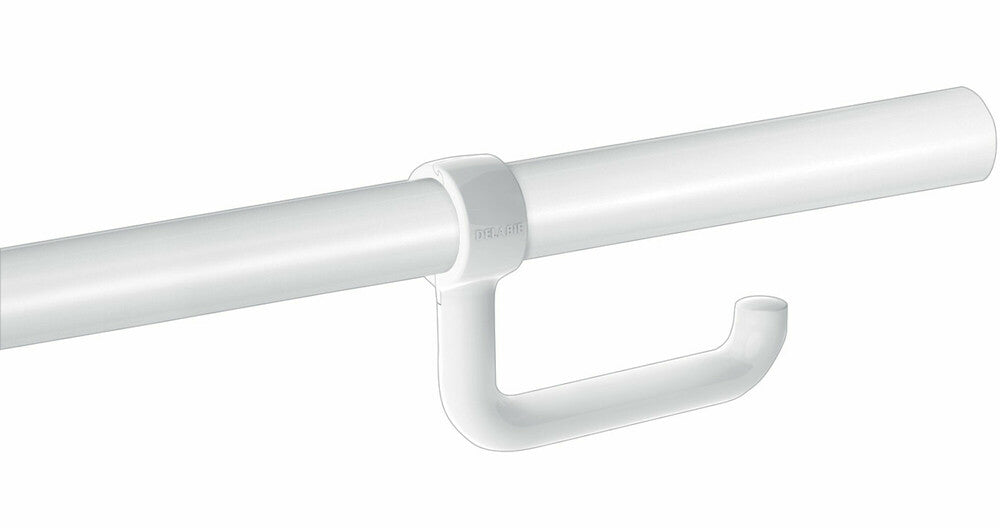 Delabie toiletpapierhouder voor greep D32-34 nylon wit