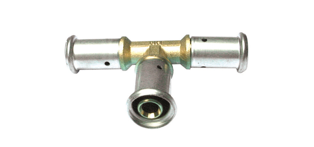 Henco T-stuk messing 20-20-20