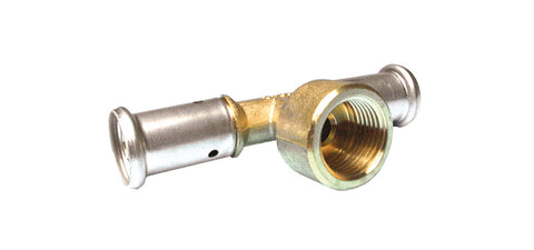 Henco T-stuk messing 20-3/4F-20