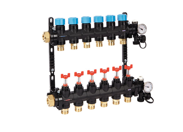 Henco distri compo 4/4 débitmètre thermo vanne rempli/vidange purgeur air 6