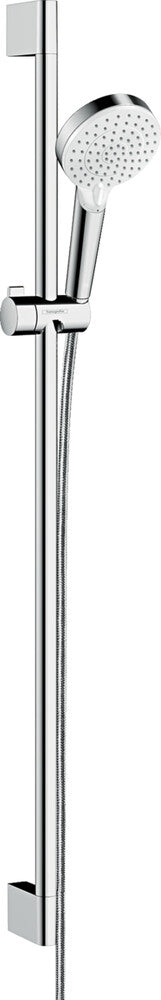 Hansgrohe Crometta Vario doucheset EcoSmart 9l/min. stang 90cm wit/chroom
