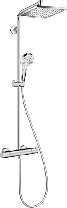 Hansgrohe Crometta E Showerpipe 240 1jet EcoSmart met thermostaat chroom
